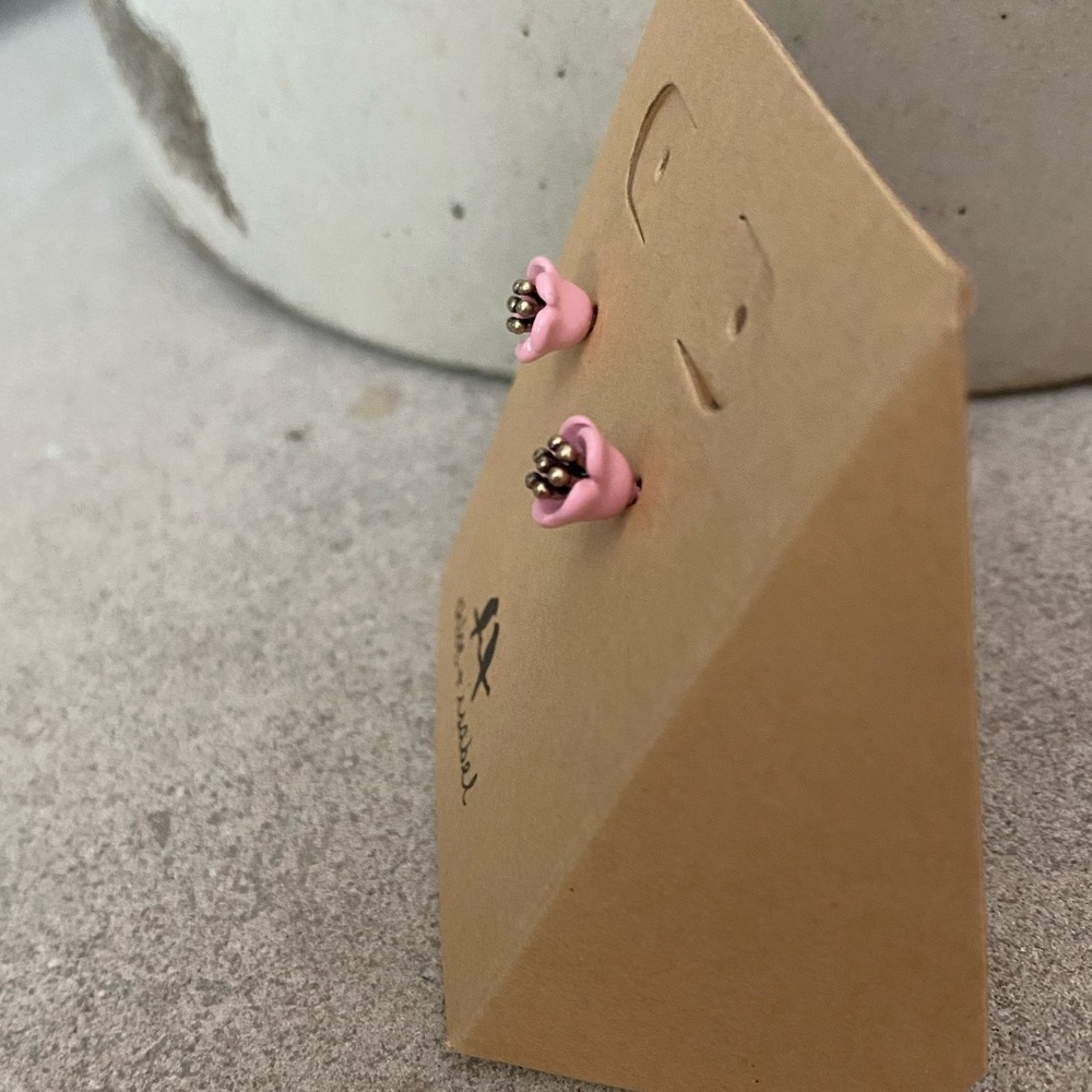 Chloe + Isabel Earrings Femme des Fleurs pink - Picture 3 of 8